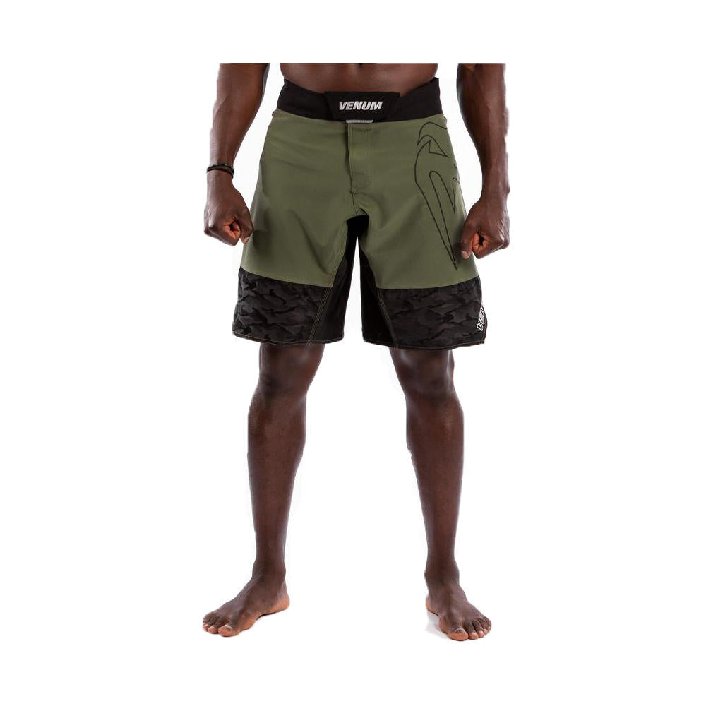 Khaki/Silver Venum Light 4.0 Fight Shorts