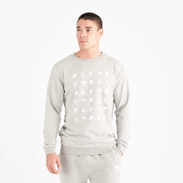 Fly Monogram Jumper Grey