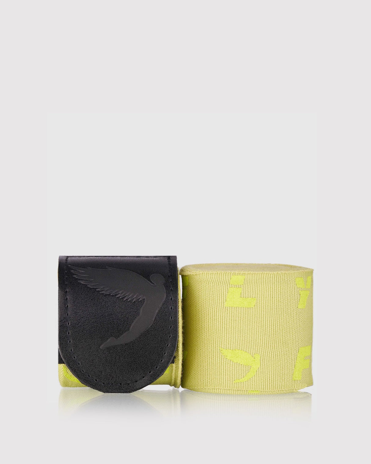 Fly Monogram Hand Wraps Lime Green
