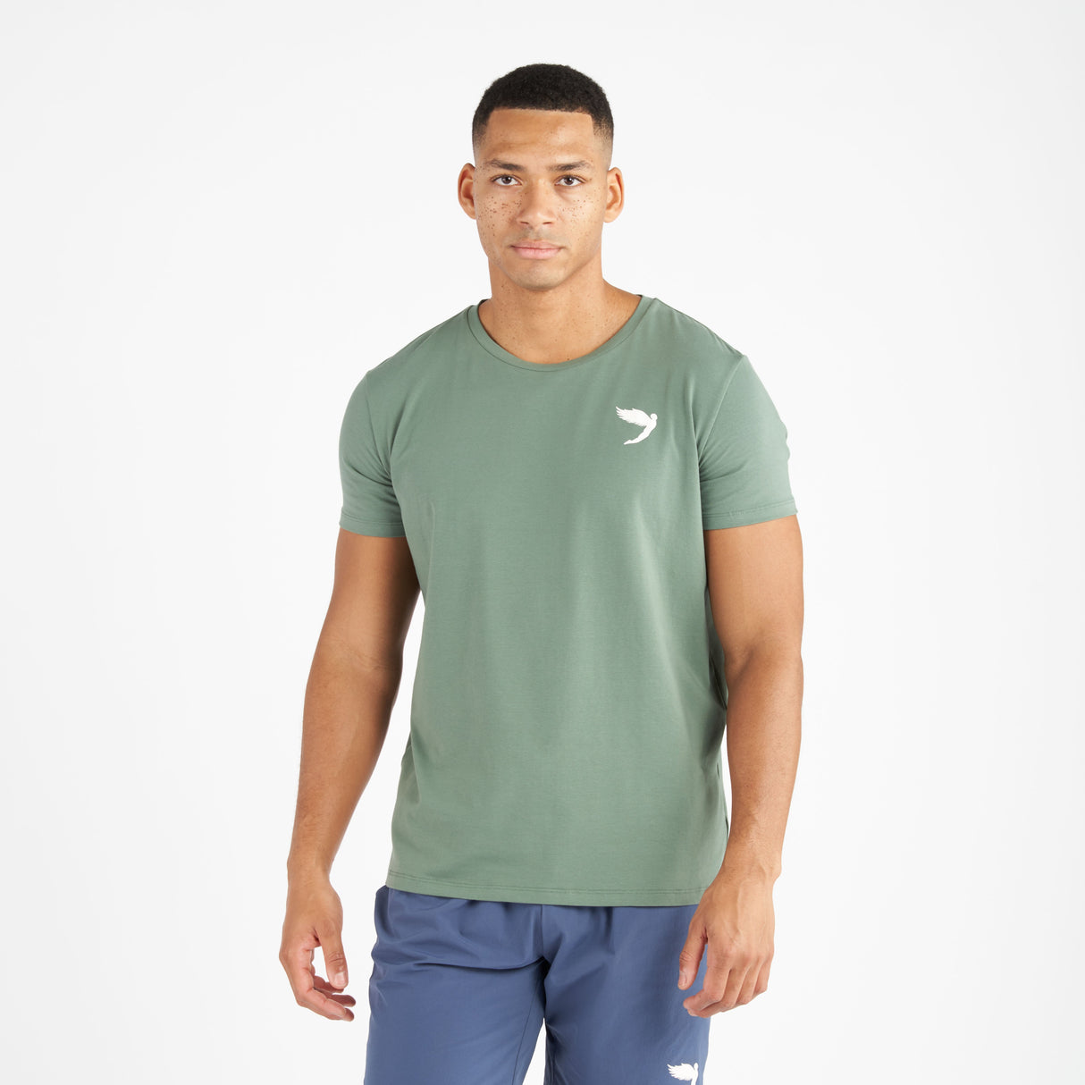 Fly Small Logo Tee Green