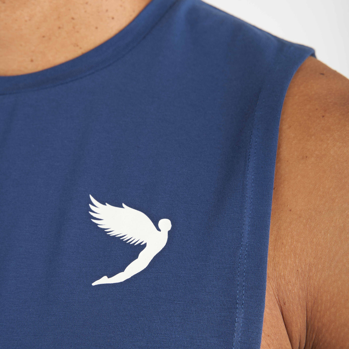 Fly Small Logo Tank Blue