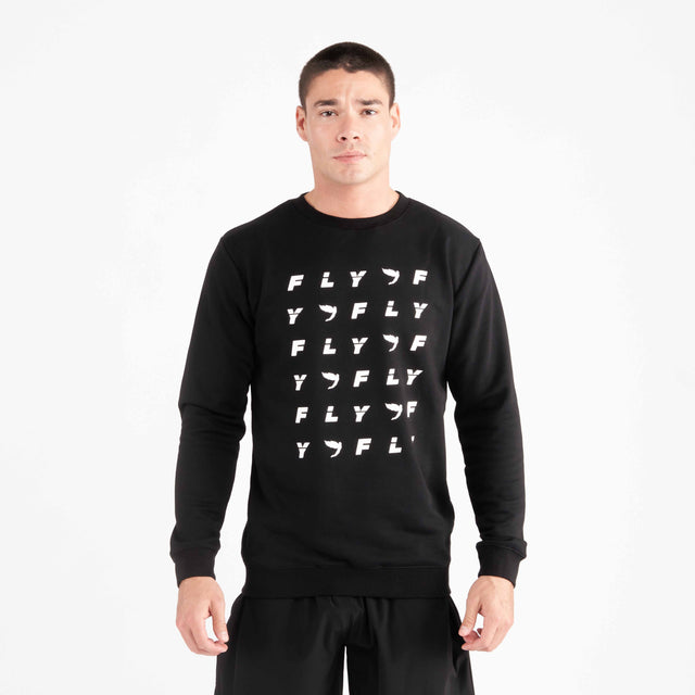 Fly Monogram Jumper Black