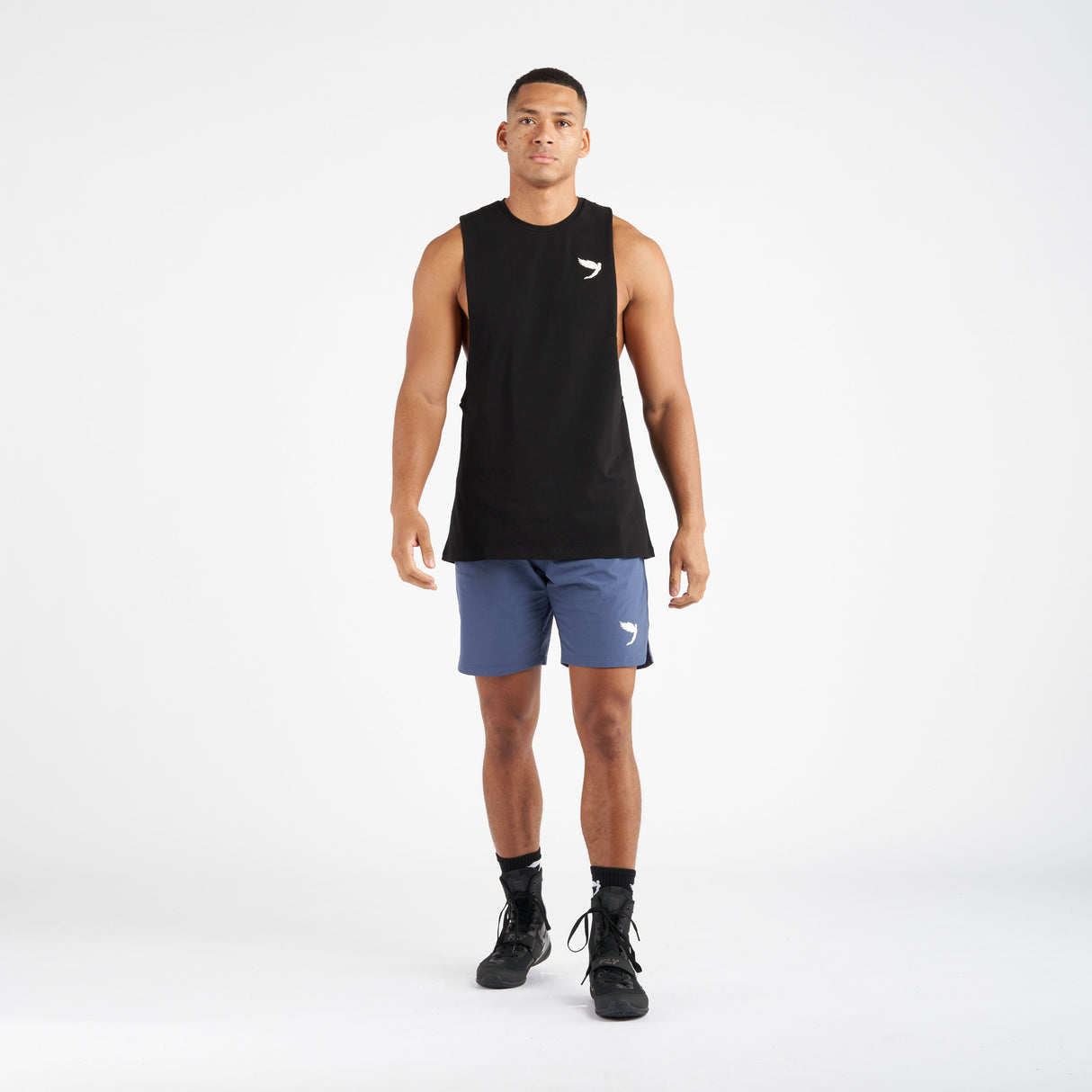 Fly Small Logo Tank Black