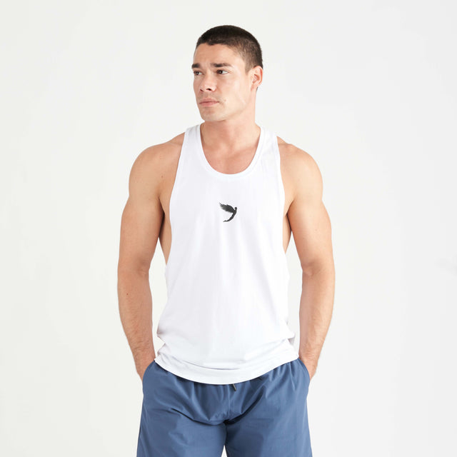 Fly Small Logo Stringer White