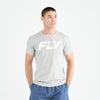 Fly Big Logo Tee Grey