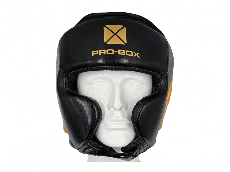 Pro-Box Champ Spar Head Guard Black/Gold
