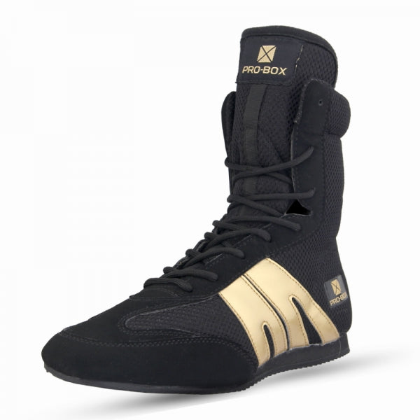 Pro-Box Classic Junior Boxing Boots Black/Gold