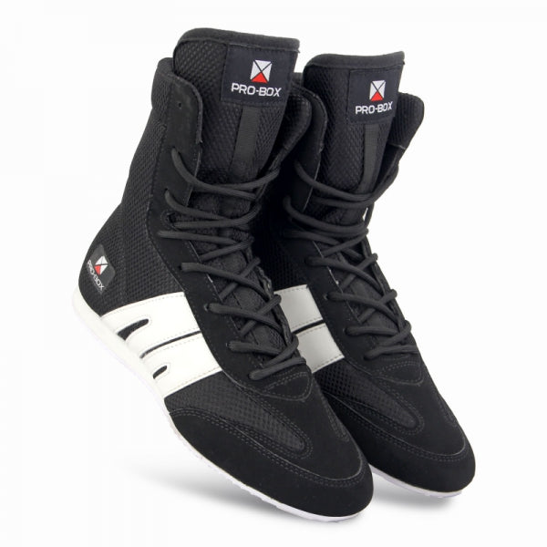 Pro-Box Classic Junior Boxing Boots Black/White
