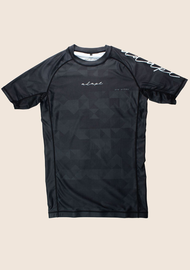 Adapt Jiu-Jitsu Mens Prism Rash Guard Black