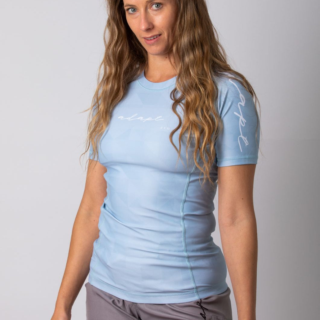 Adapt Jiu-Jitsu Womens Prism Rash Guard Ice