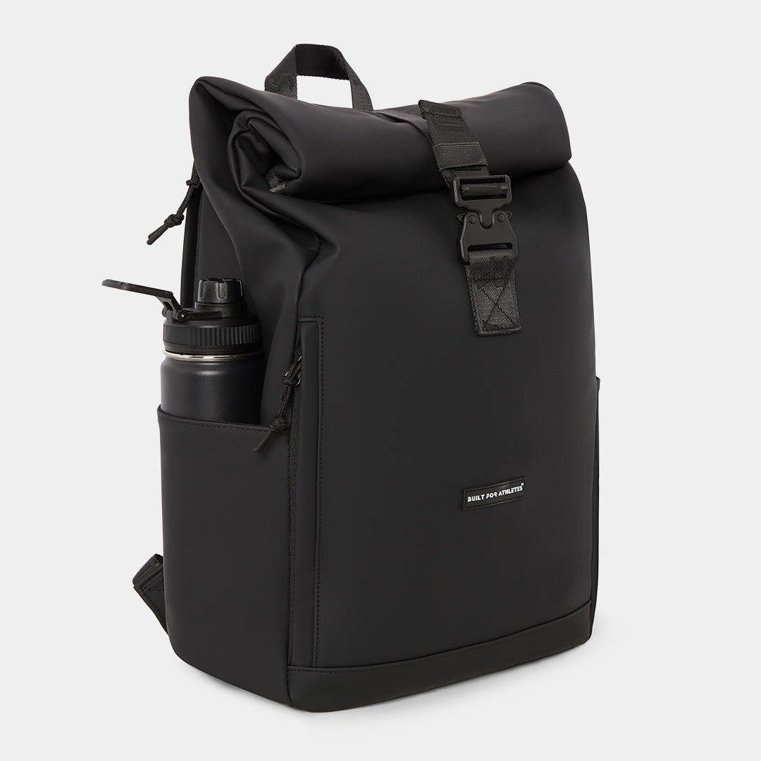 Built For Athletes Roll Top 22L Backpack Black