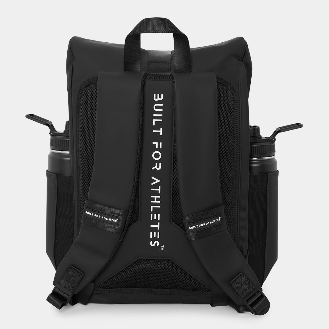 Built For Athletes Roll Top 22L Backpack Black