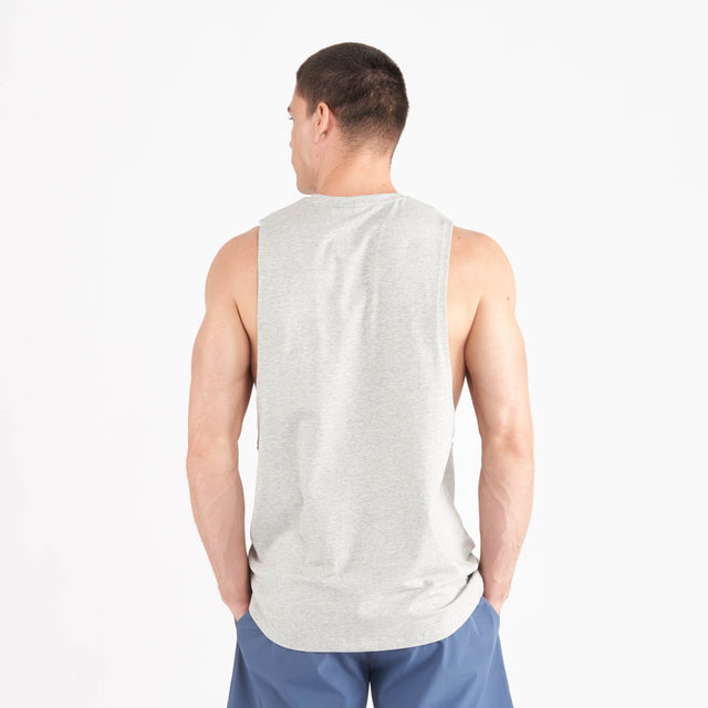 Fly Big Logo Tank Grey