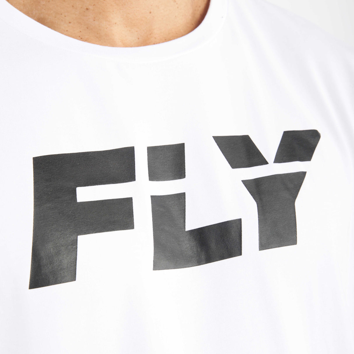 Fly Big Logo Tee White