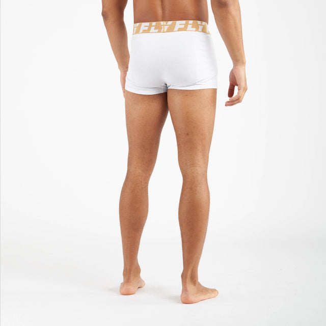 Fly Icon Boxers White/Grey