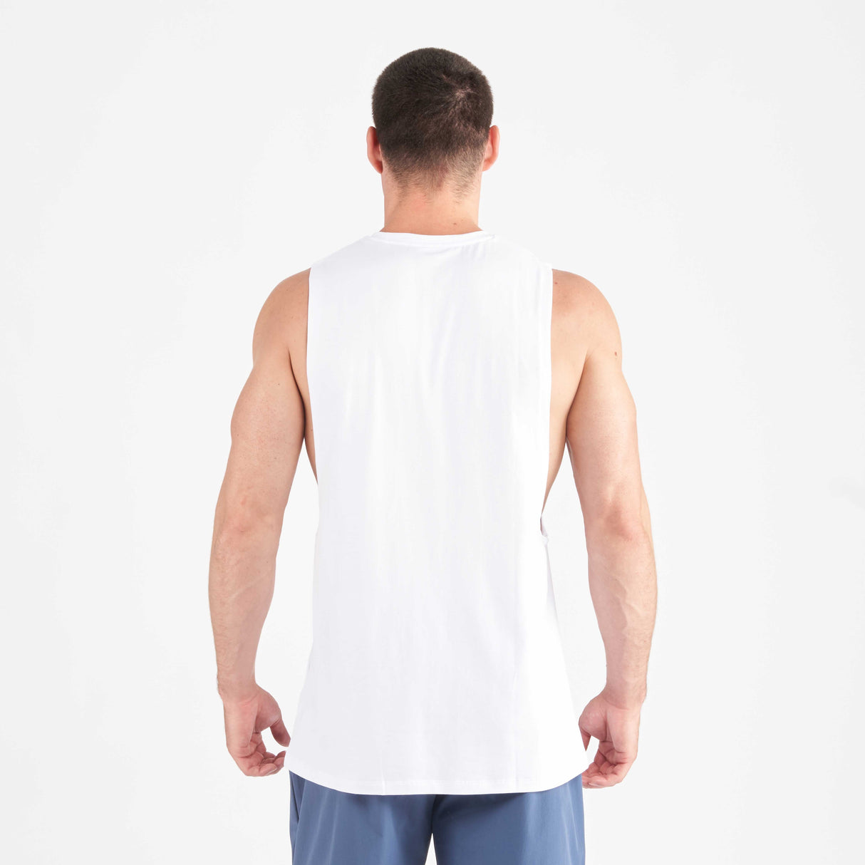 Fly Small Logo Tank White