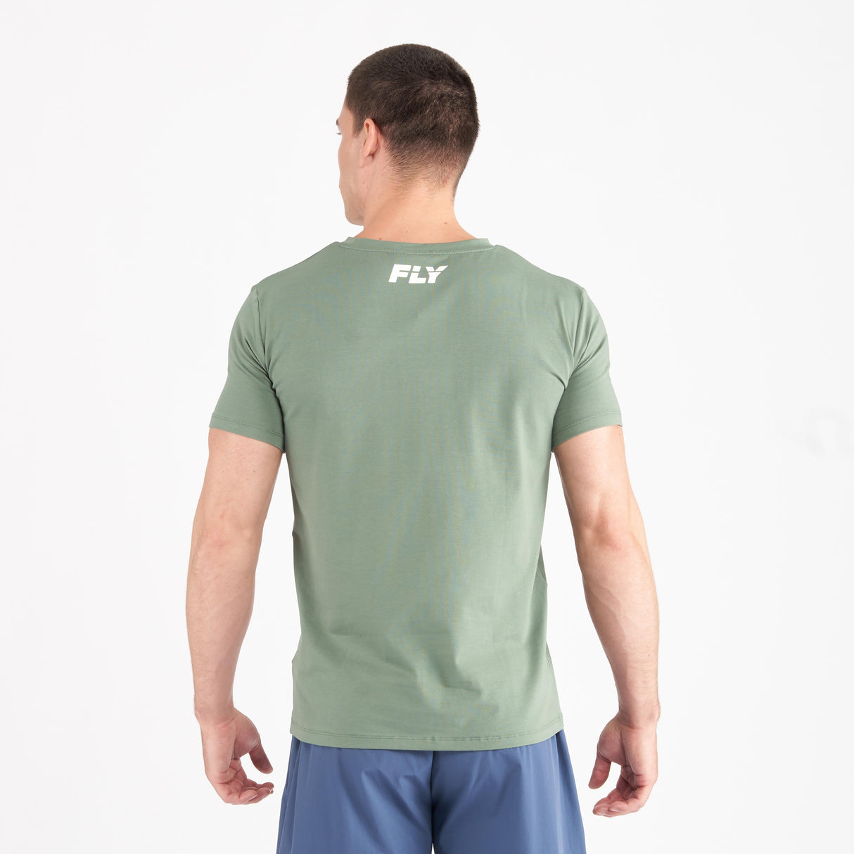 Fly Monogram Tee Green