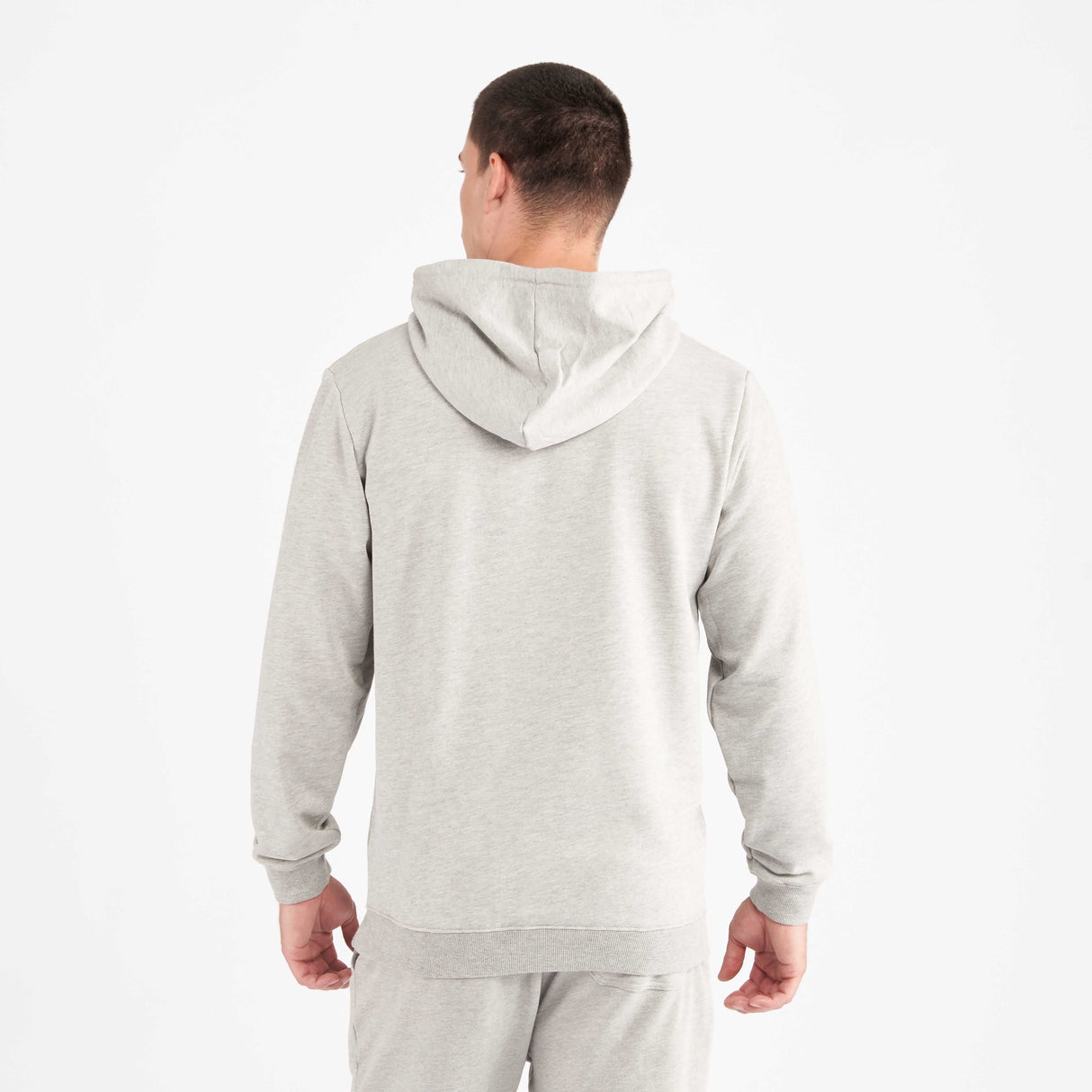 Fly Monogram Hoodie Grey