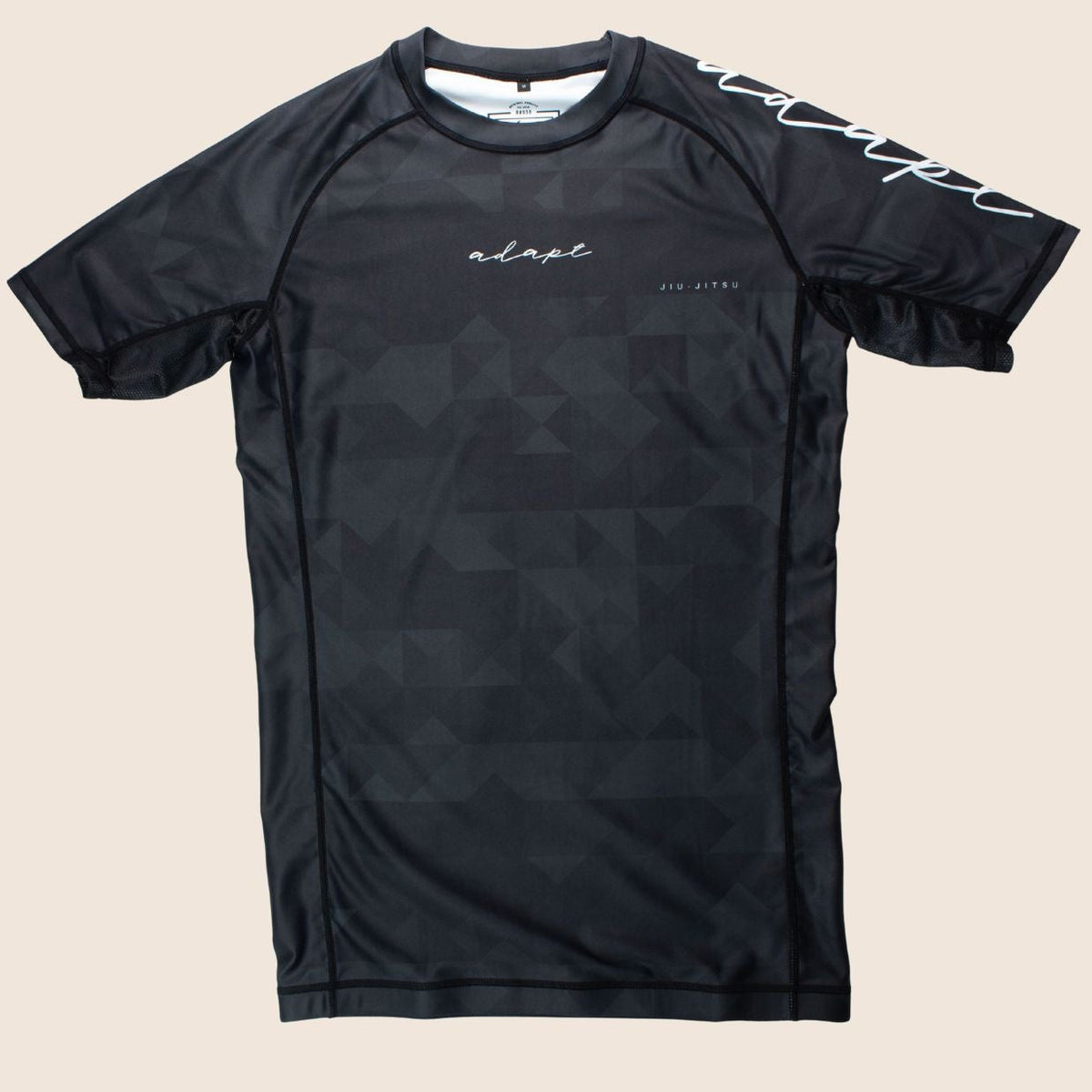 Adapt Jiu-Jitsu Mens Prism Rash Guard Black