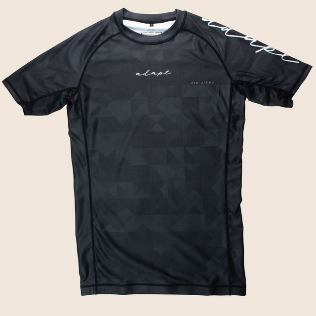 Adapt Jiu-Jitsu Mens Prism Rash Guard Black