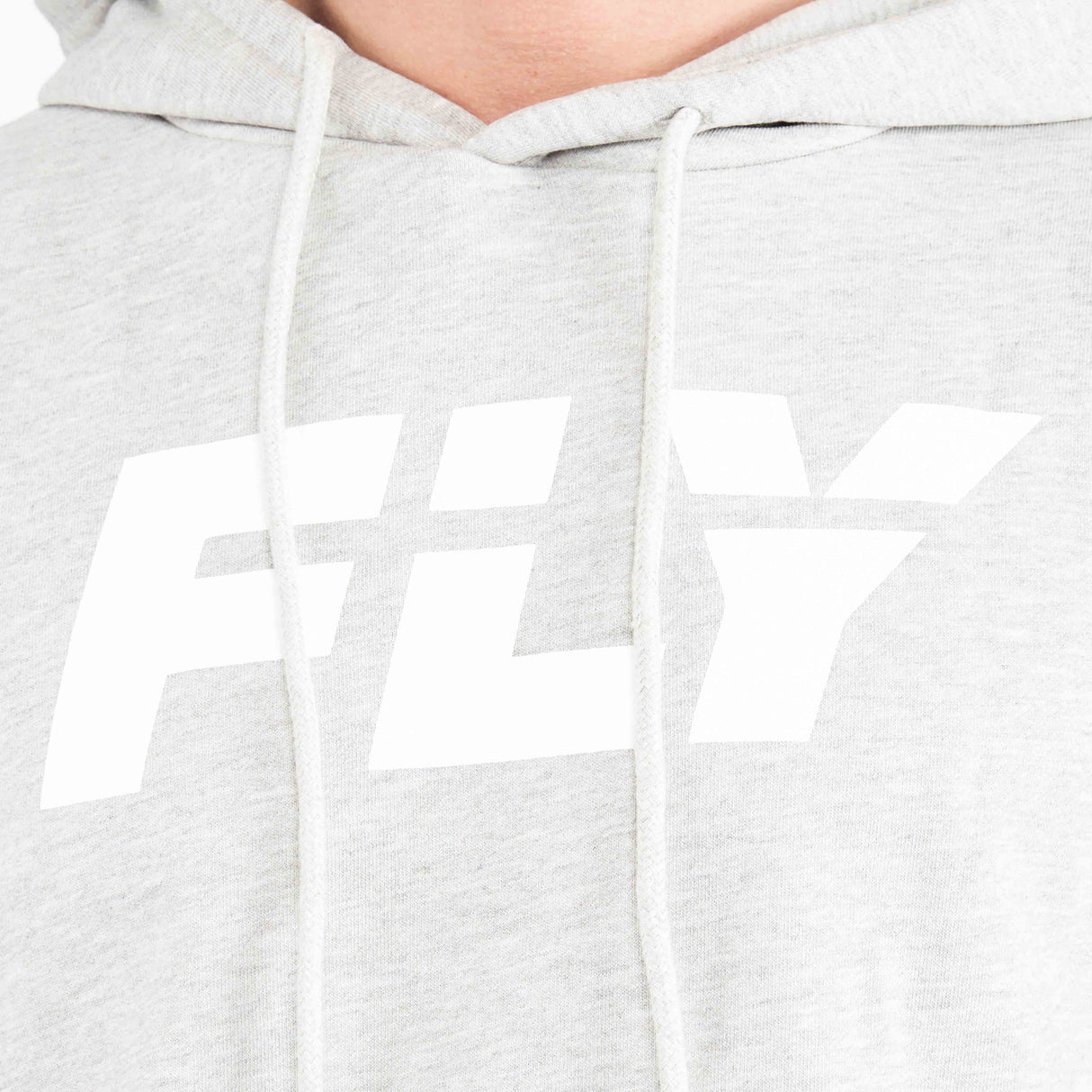 Fly Big Logo Hoodie Grey