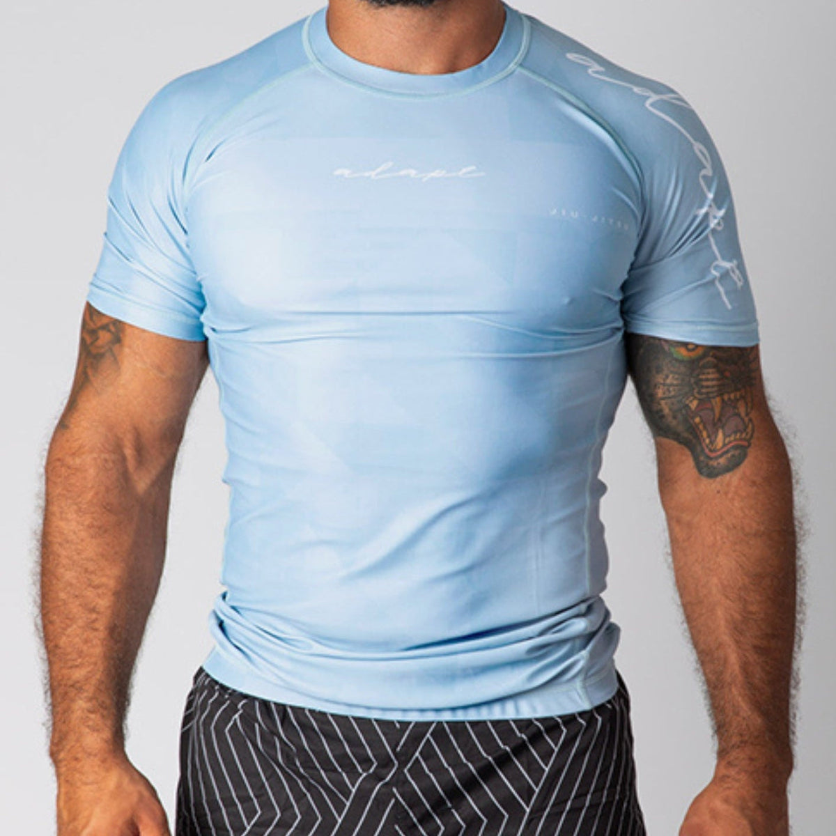 Adapt Jiu-Jitsu Mens Prism Rash Guard Ice