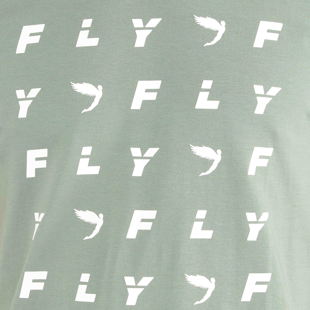 Fly Monogram Tee Green