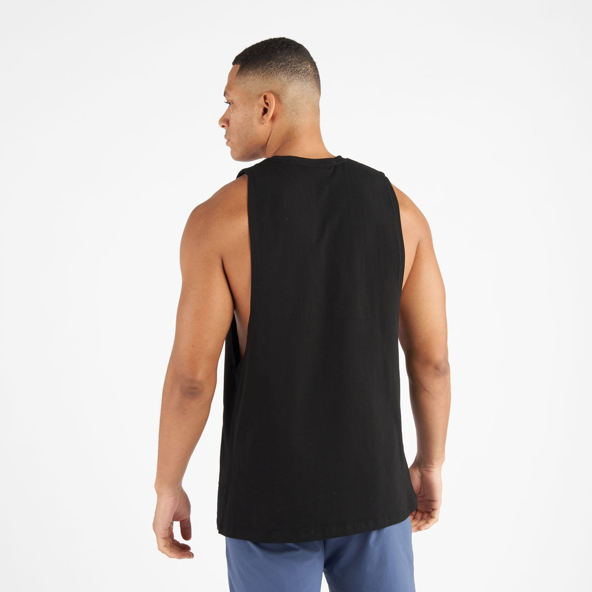 Fly Small Logo Tank Black