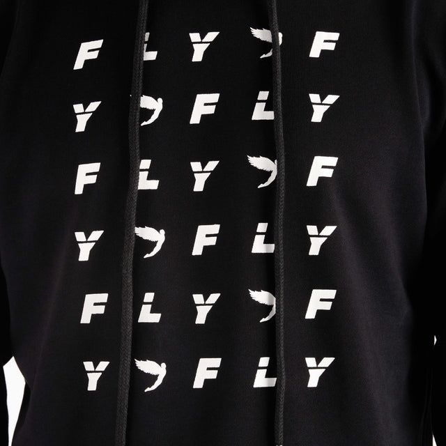 Fly Monogram Hoodie Black