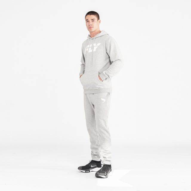 Fly Big Logo Hoodie Grey