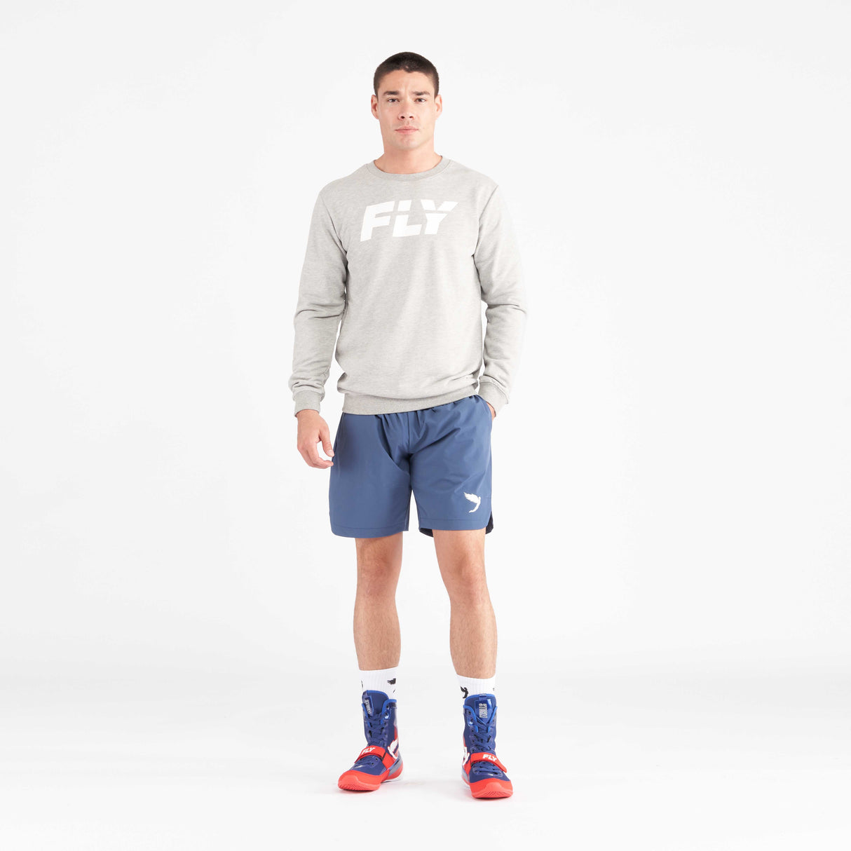 Fly Big Logo Jumper Grey