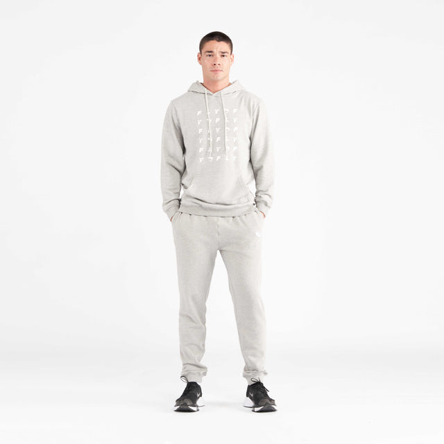 Fly Monogram Hoodie Grey