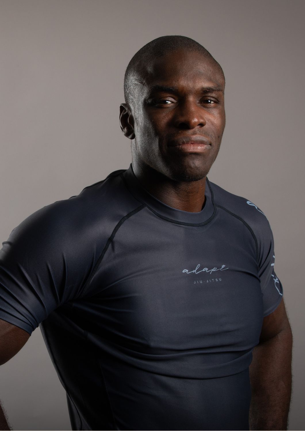 Adapt Jiu-Jitsu Mens Classic Rash Guard Black