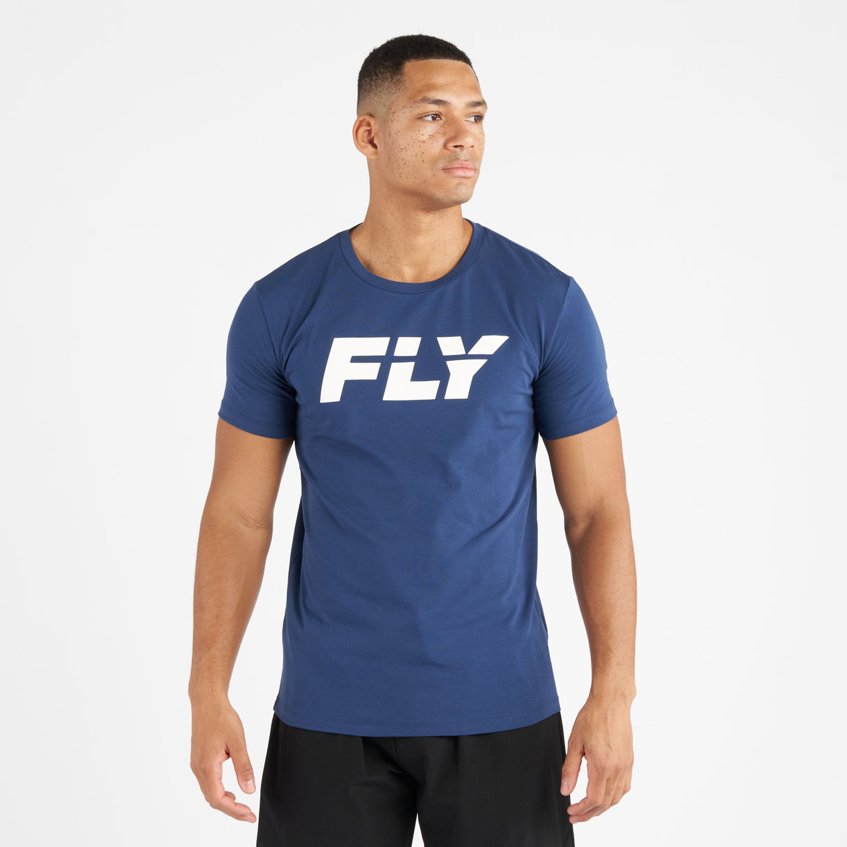 Fly Big Logo Tee Blue