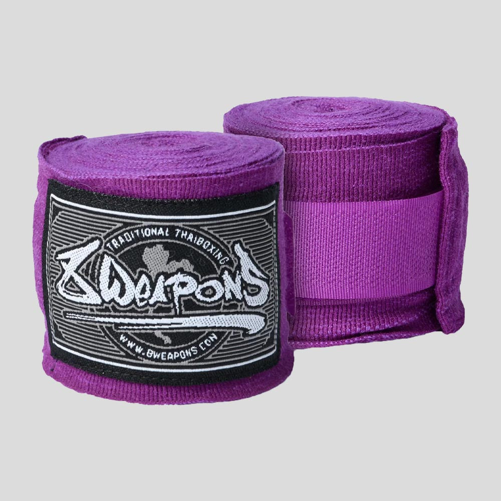 8 Weapons 5m Hand Wraps Purple