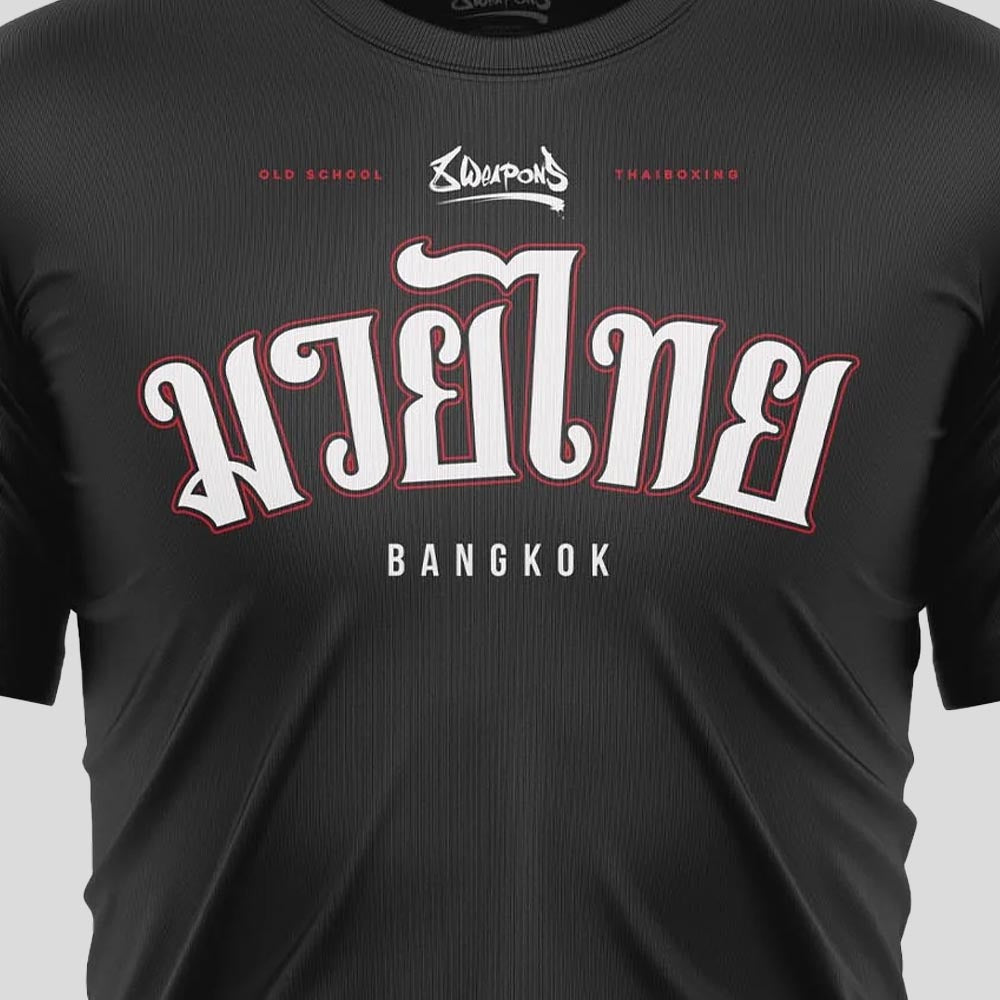 8 Weapons Bangkok Functional T-Shirt Black/White