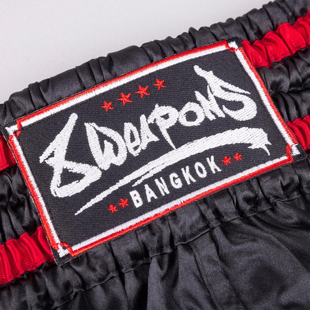 8 Weapons Bangkok Muay Thai Shorts Black/White