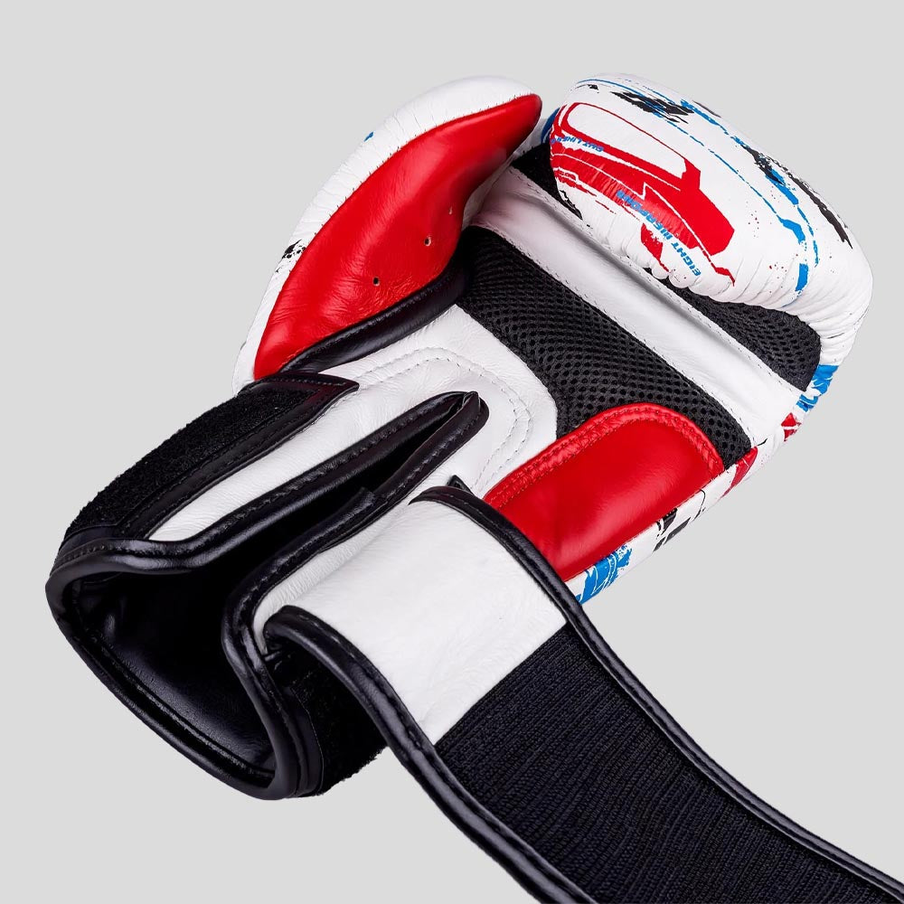 8 Weapons Cut Like a Blade 2.0 Boxing Gloves White