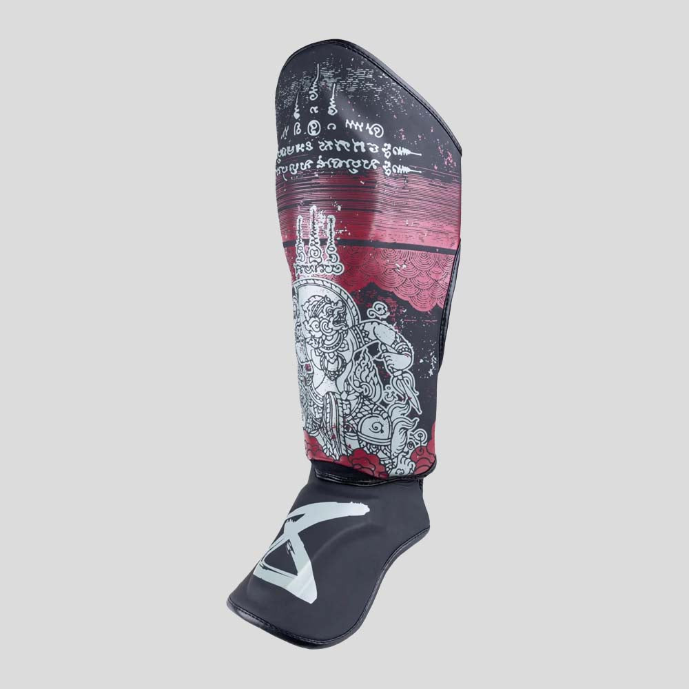 8 Weapons Hanuman Yant Shin Guards Black/Red