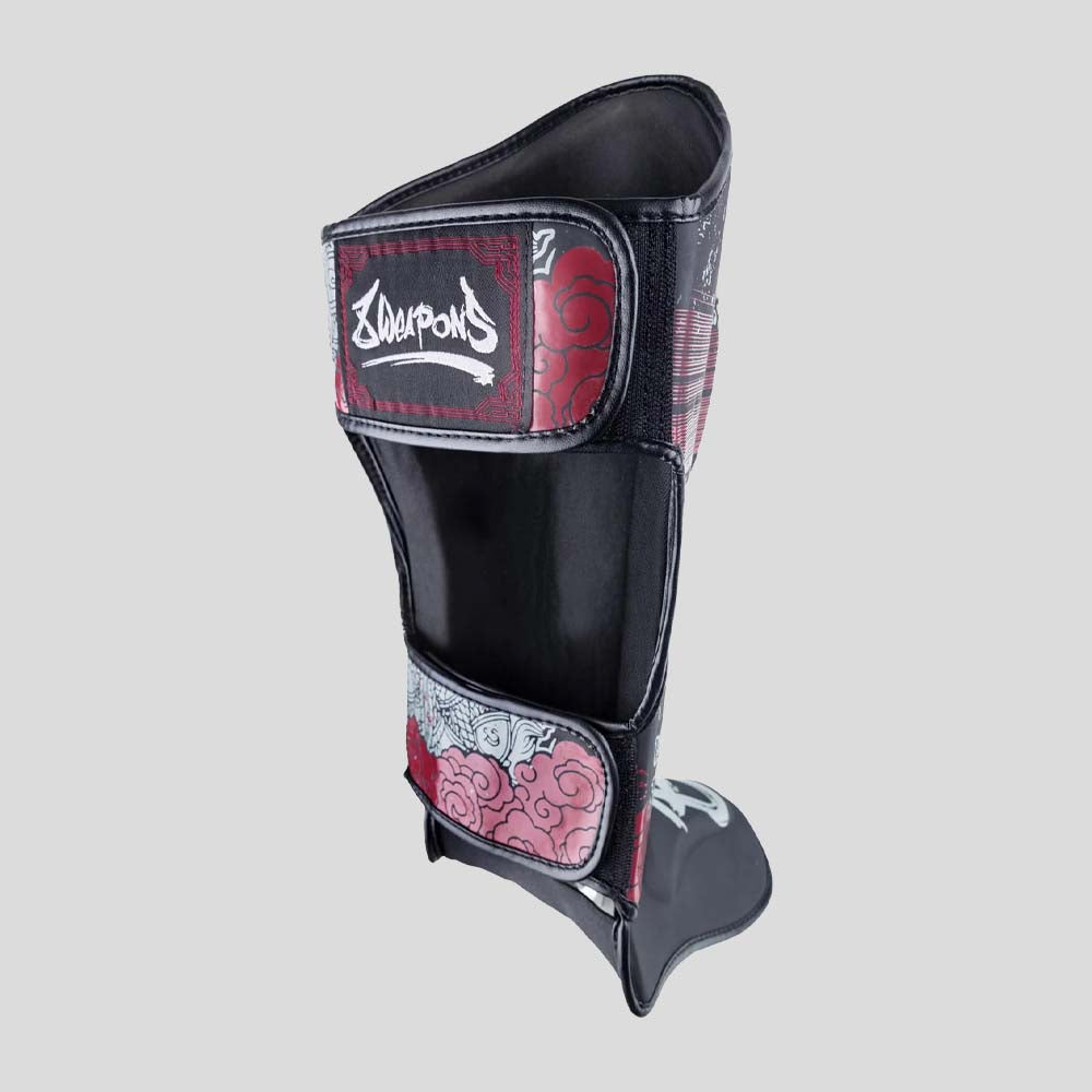 8 Weapons Hanuman Yant Shin Guards Black/Red