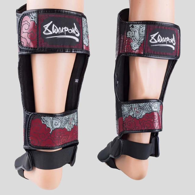 8 Weapons Hanuman Yant Shin Guards Black/Red