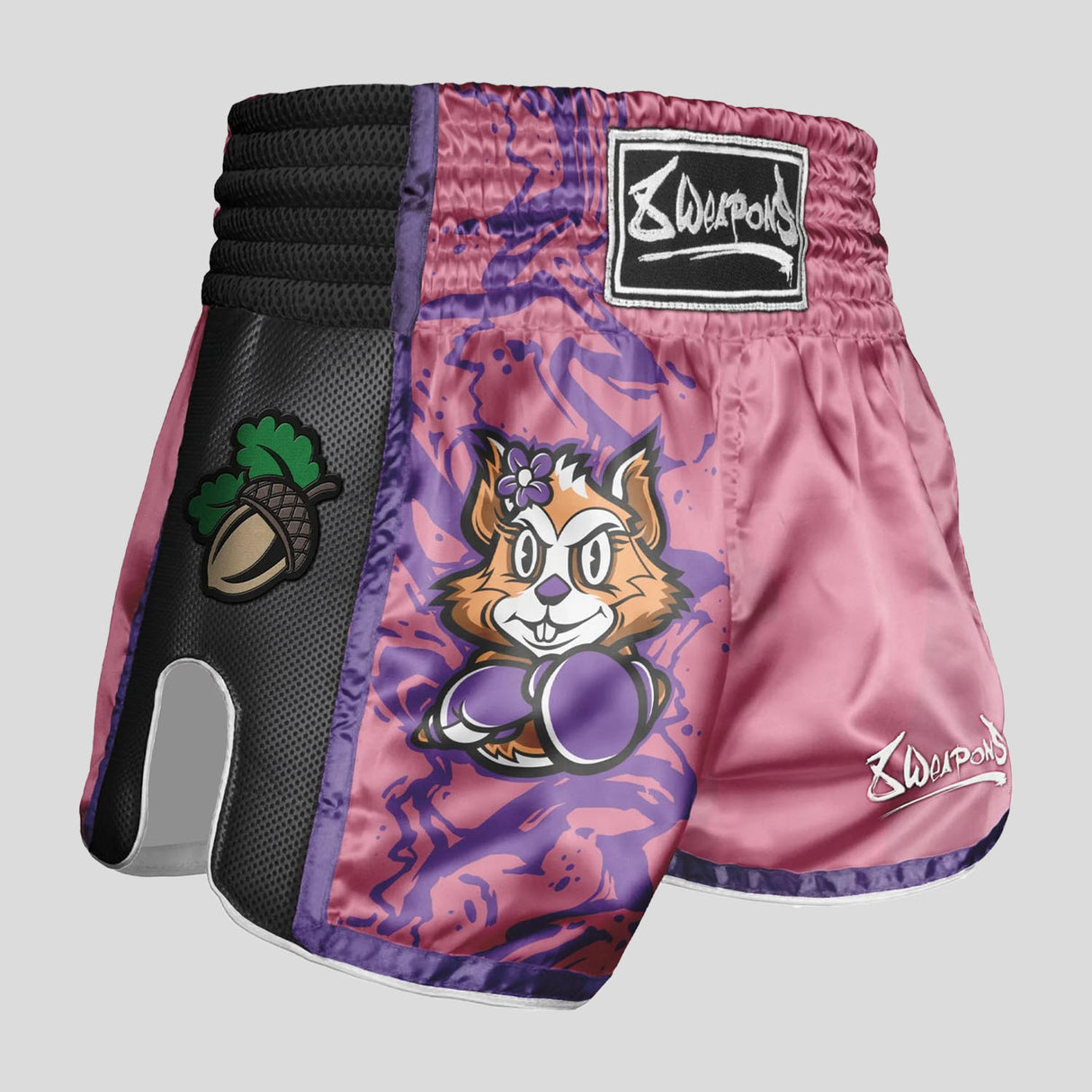 8 Weapons Jenny Kids Muay Thai Shorts Pink