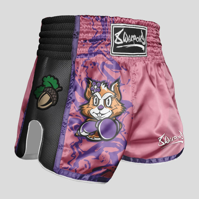 8 Weapons Jenny Kids Muay Thai Shorts Pink