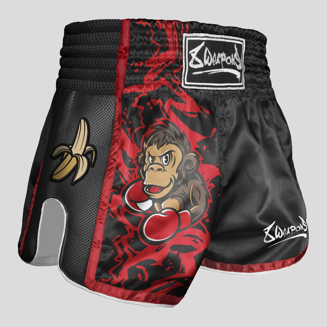 8 Weapons Joe Kids Muay Thai Shorts Black/Red