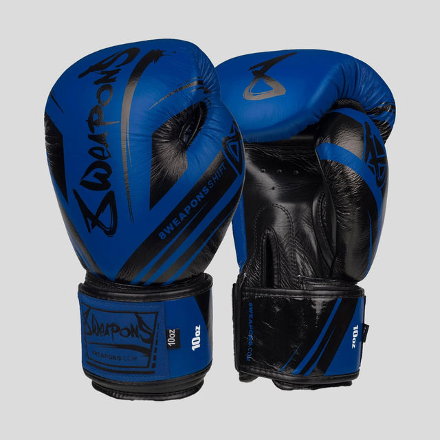 8 Weapons Shift Competition Boxing Gloves Blue/Black