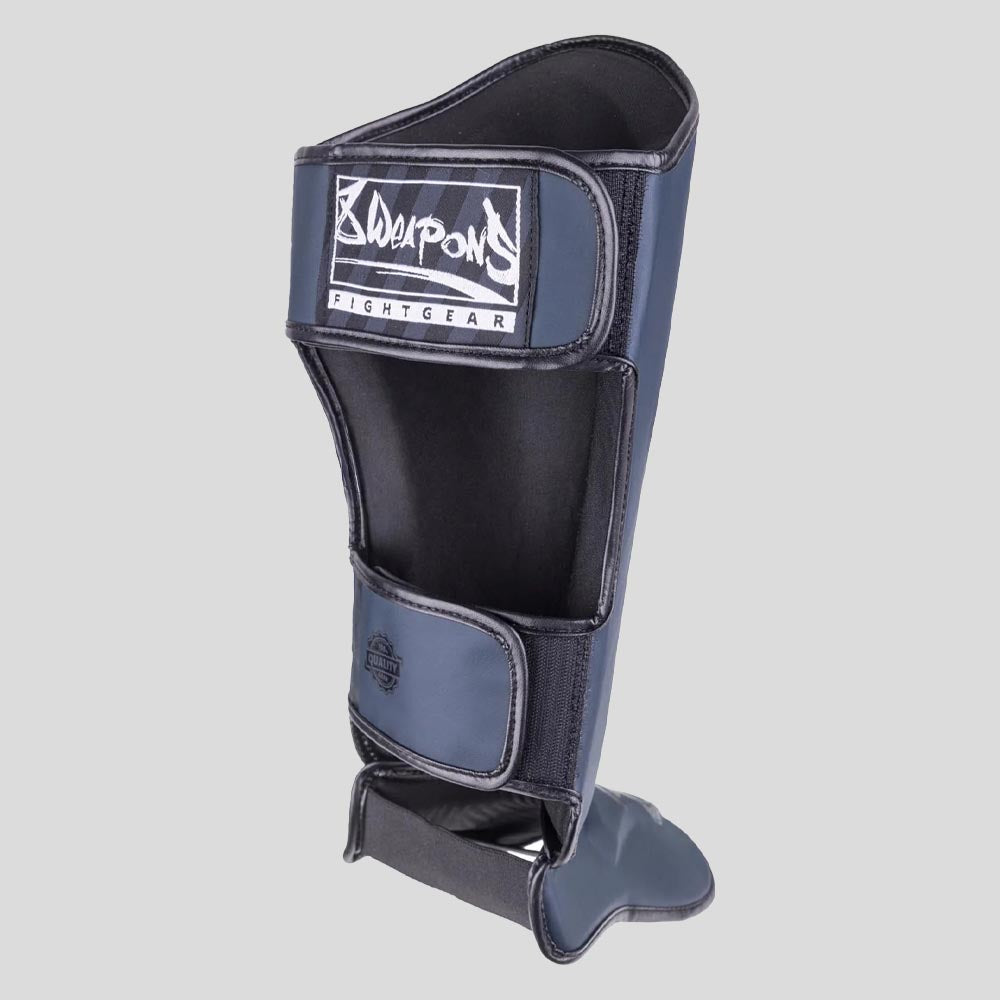 8 Weapons Unlimited 2.0 Shin Guards Navy/Black