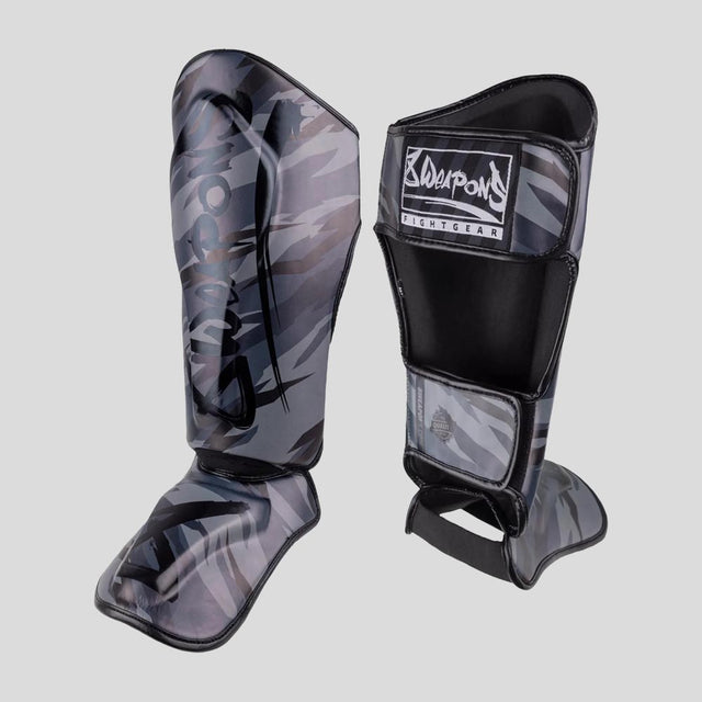 8 Weapons Unlimited 2.0 Shin Guards Urban Camo