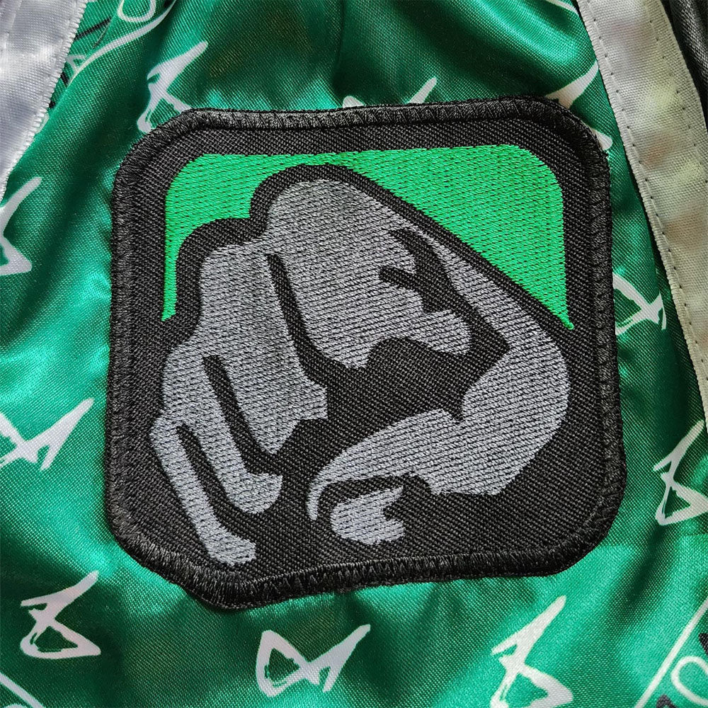 8 Weapons West Coast Muay Thai Shorts Black/Green