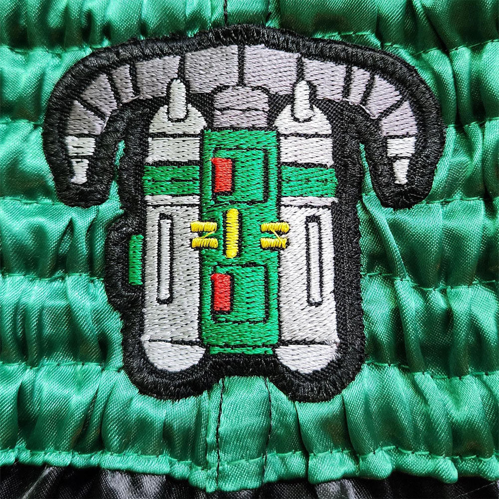 8 Weapons West Coast Muay Thai Shorts Black/Green