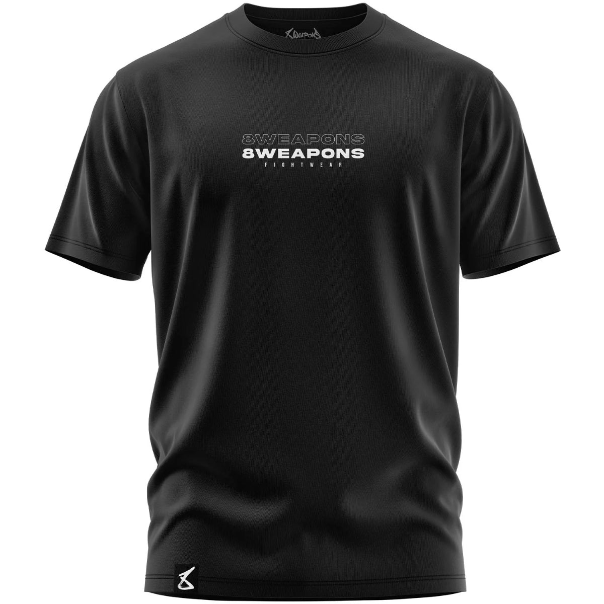 8 Weapons Cobra übergroßes T-Shirt schwarz